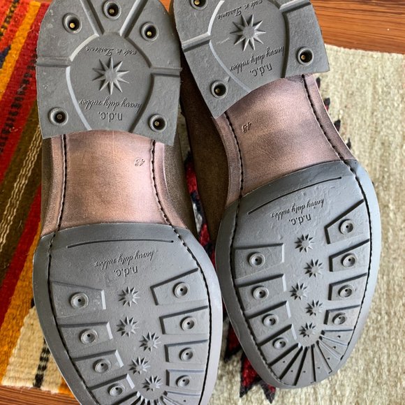 n.d.c. Made by hand Brown Leather Mens Lace up boot NWT - Picture 12 of 15